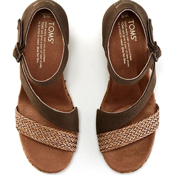 TOMS TOMS Women's Clarissa Wedge size 7.5 - Picture 5 of 10